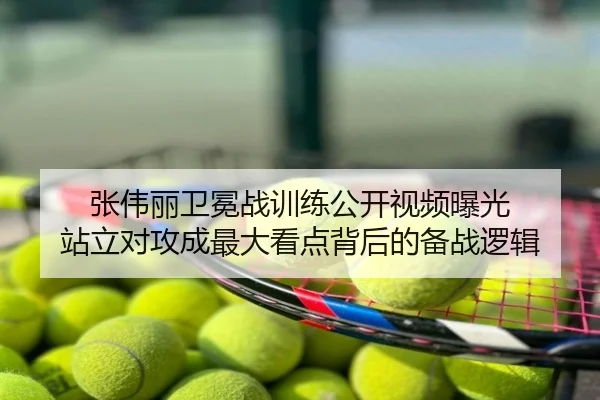 张伟丽卫冕战训练公开视频曝光 站立对攻成最大看点背后的备战逻辑